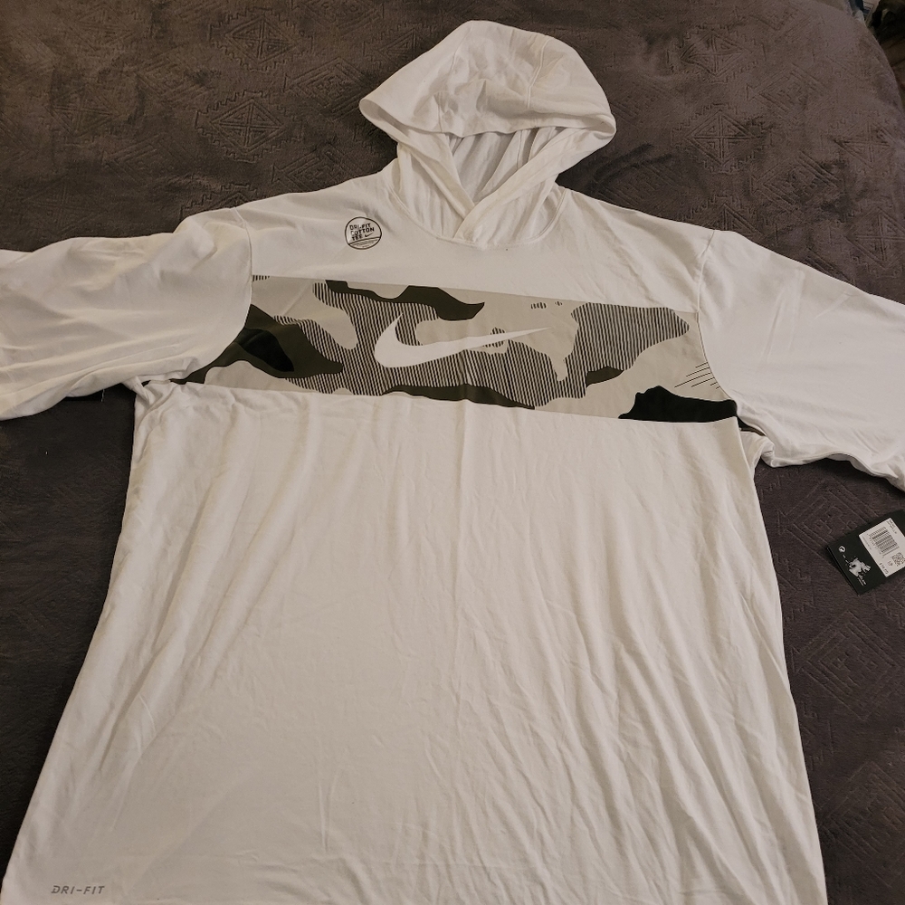 Men's Nike Tee w/ Hood 2XL